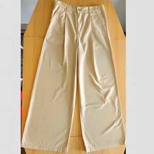 Levi's Cream Wide Leg Chinos
